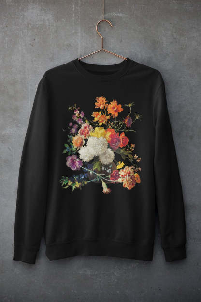 Vintage Aesthetic Flower Sweatshirt-carlalin