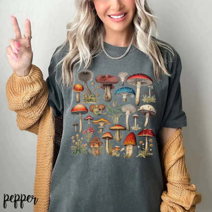 Vintage Mushrooms Comfort Colors Shirt-carlalin