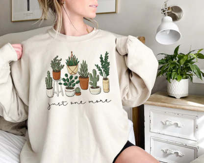 Just One More Plant Sweatshirt-carlalin