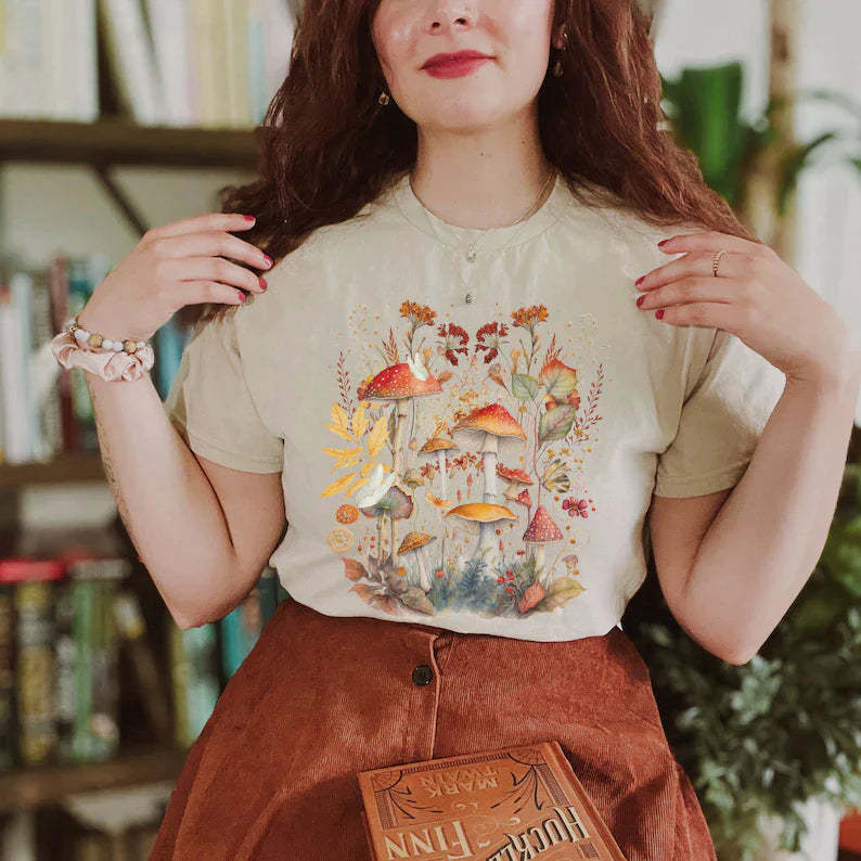 Vintage Mushroom Shirt-carlalin