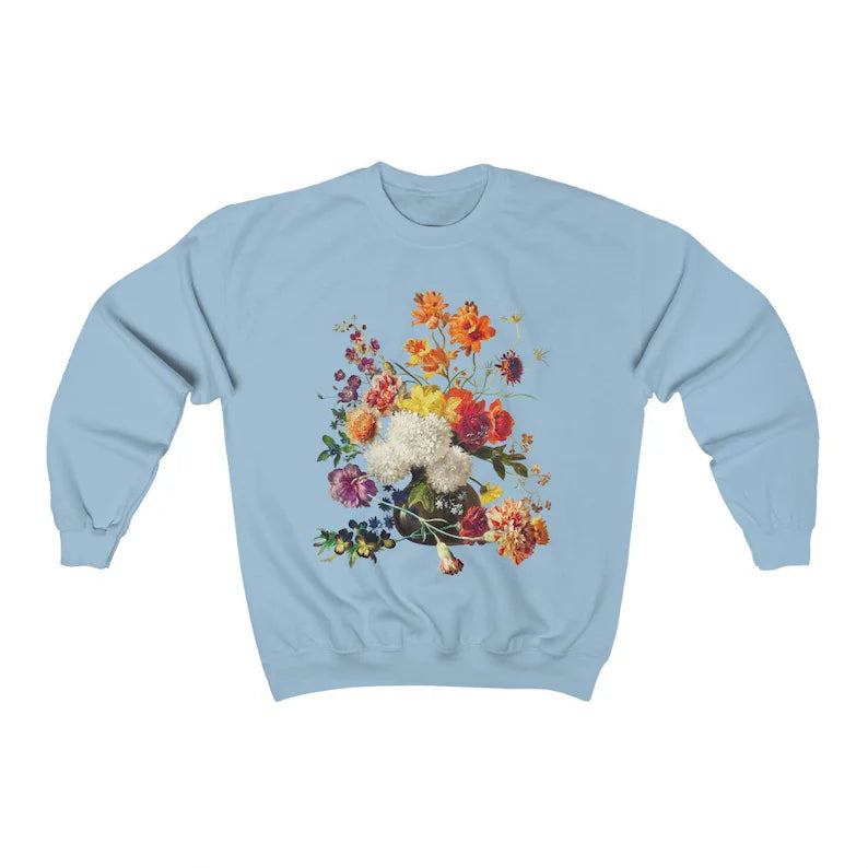 Vintage Aesthetic Flower Sweatshirt-carlalin