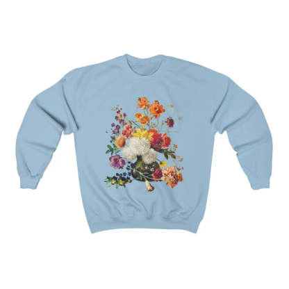 Vintage Aesthetic Flower Sweatshirt-carlalin