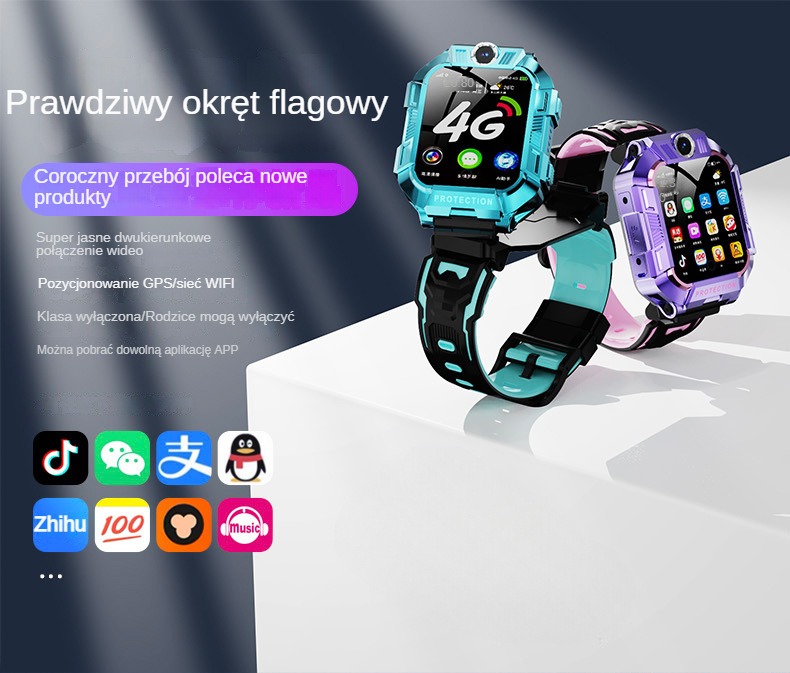 🔥Inteligentny telefon dla dzieci, czat, zadzwoń, inteligentny zegarek dla dzieci, pozycjonujący🔥