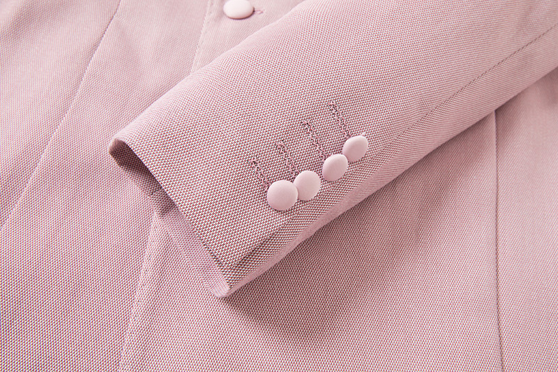 Christopher Stylish Pink Double Breasted Point Lapel Men Suit