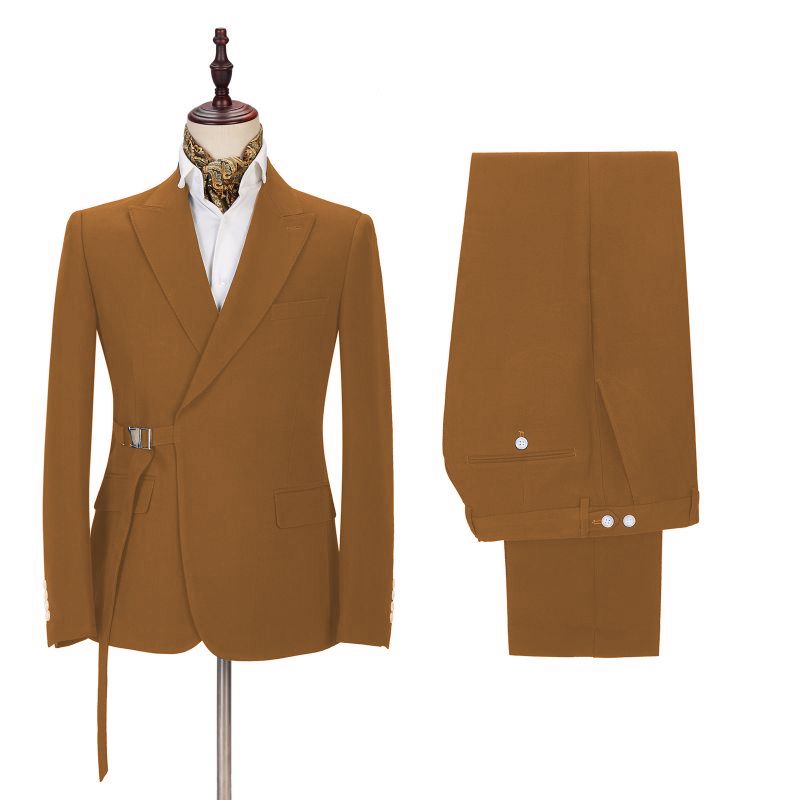 Drake Bespoke Men Slim Fit Two-Piece Point Lapel Prom Suit