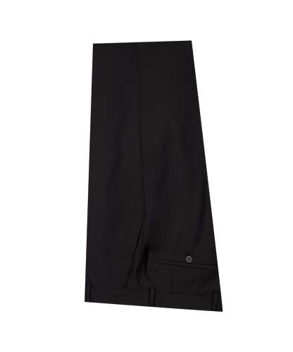 The Black Double-Breasted Pointed Collar Business Suit