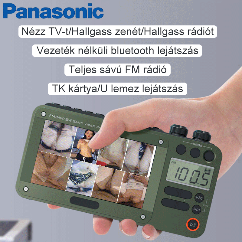 Panasonic vezeték nélküli Bluetooth TV rádió，hangos és tiszta hangzás, tiszta és szuper erős vétel
