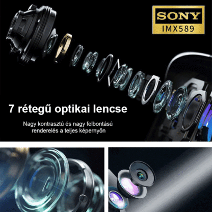 Hármas felvételű, nagy felbontású WiFi vezetési rögzítő