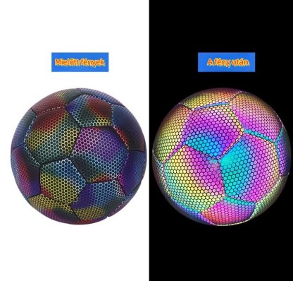 Fényvisszaverő színes labdarúgó sport focilabda labdák