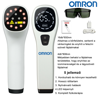 Kézi piros fényű fájdalomcsillapító készülék (ember és állat is használhatja)