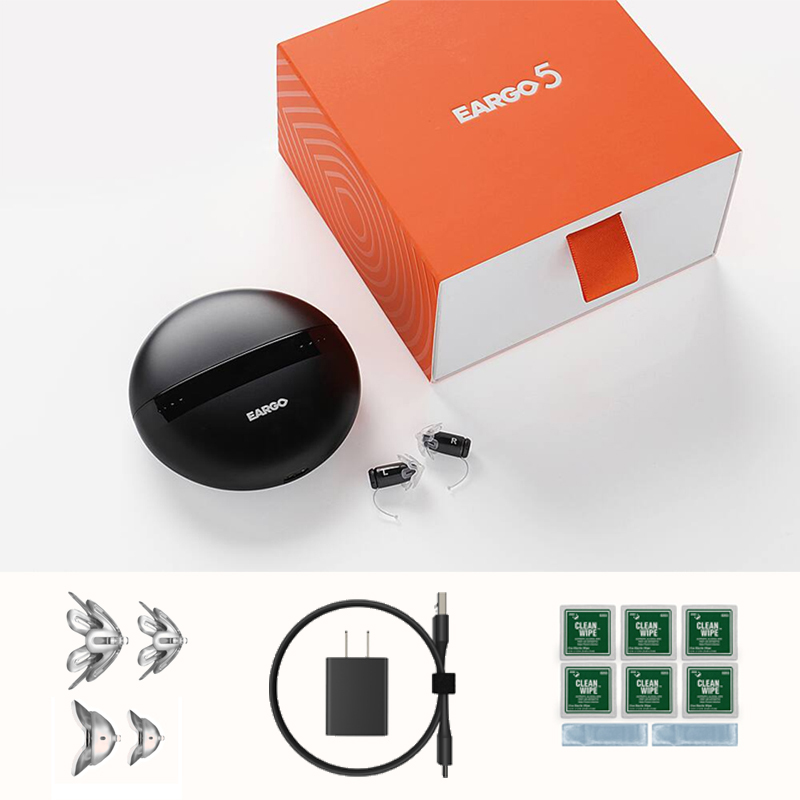 【Eredeti hiteles】Siemens EARGO 7 OTC hallókészülék – szinte láthatatla