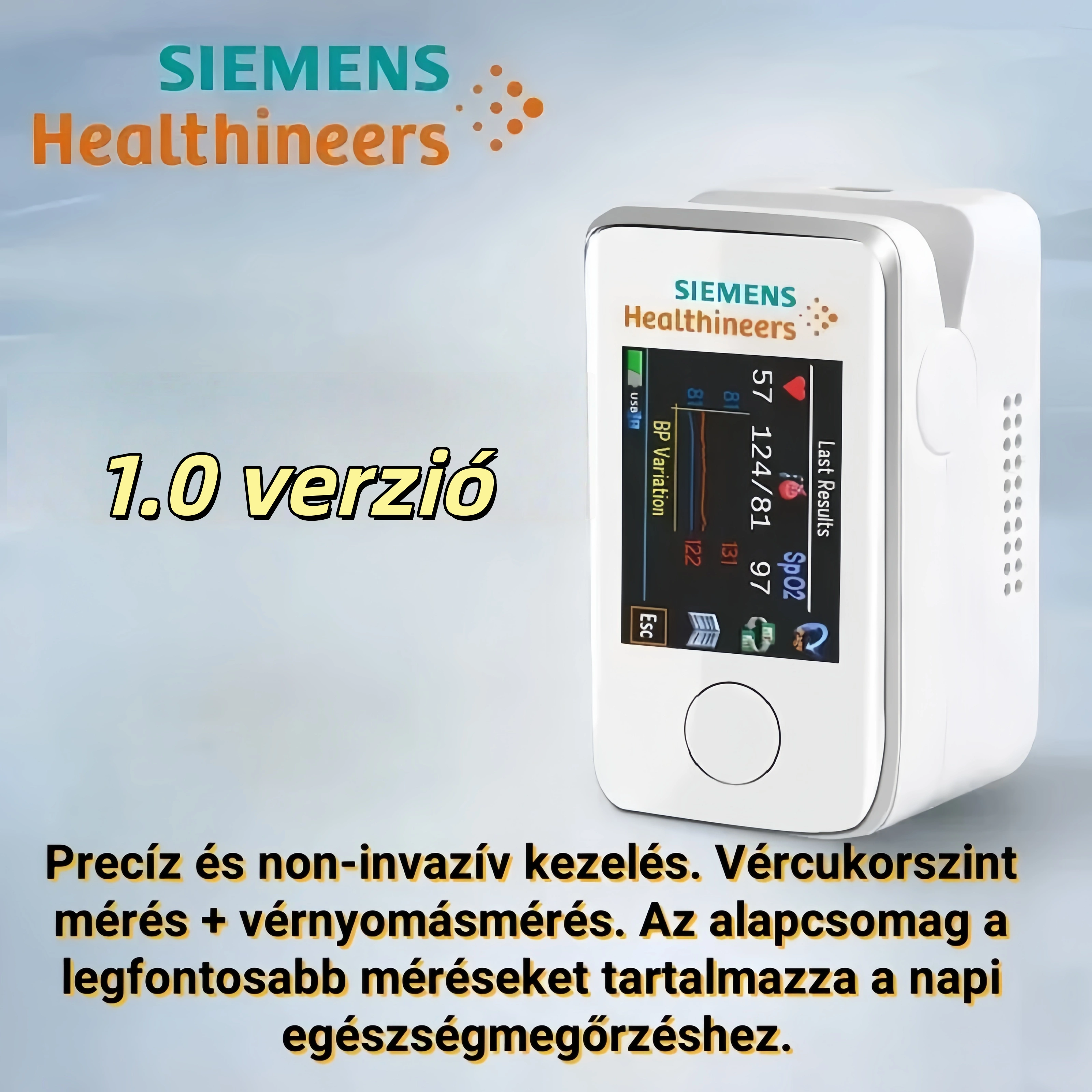 Többfunkciós állapotfigyelő eszköz – kényelmes cukorszintkövetés szúrás nélkül