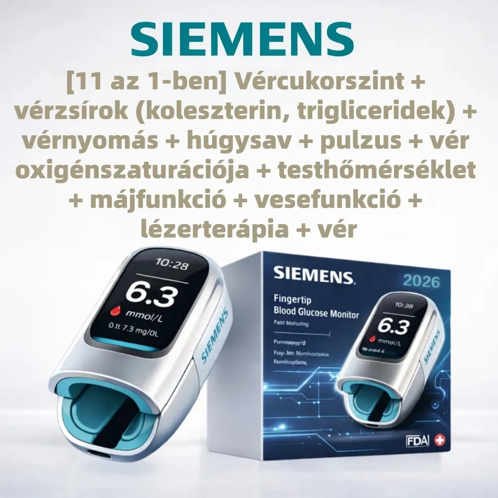 Siemens™ új, nem invazív, intelligens vércukormérő 💉 Fájdalommentes vércukorszintmérés 3 másodperc alatt 🔥