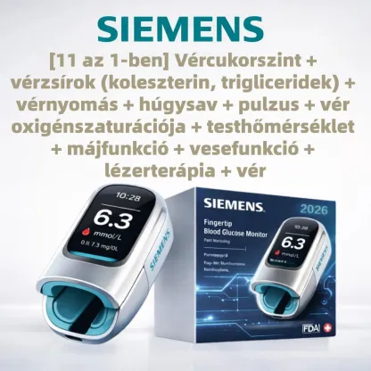 Siemens™ új, nem invazív, intelligens vércukormérő 💉 Fájdalommentes vércukorszintmérés 3 másodperc alatt 🔥