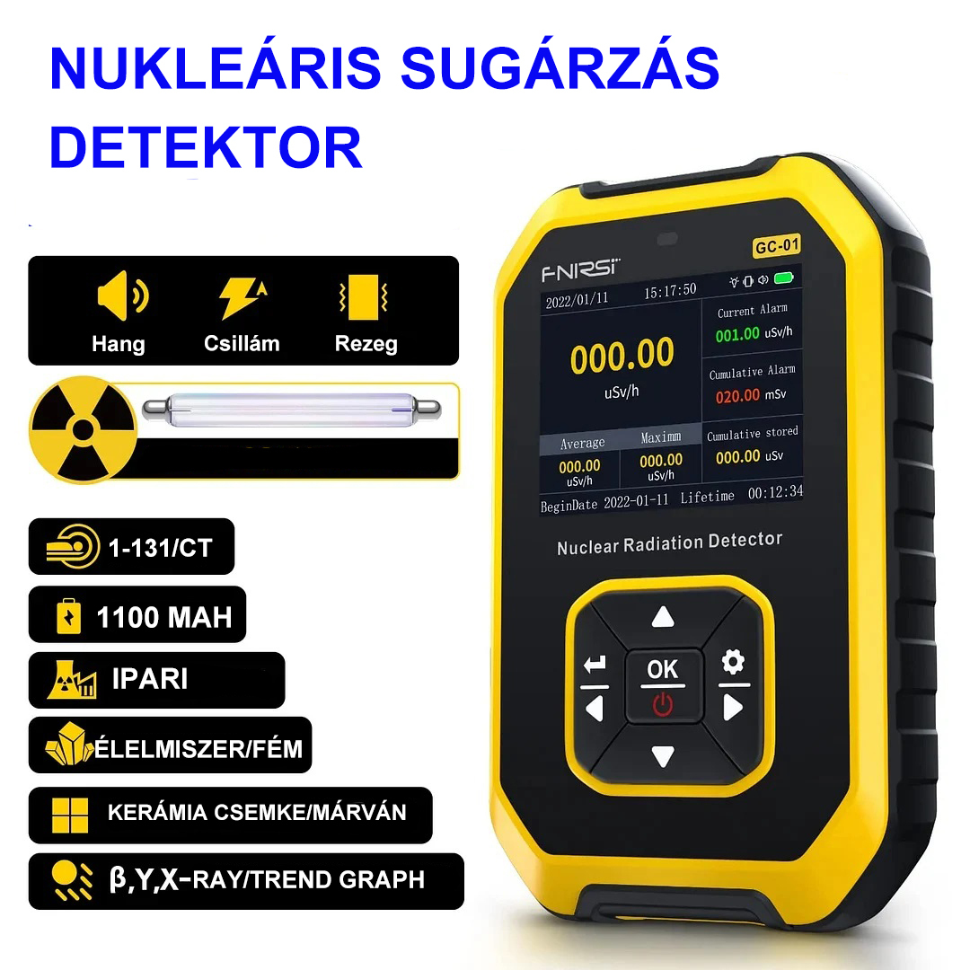 🔥FORRÓ AKCIÓ🔥Professzionális nukleáris sugárzásérzékelő berendezések (ingyenes szállítás)