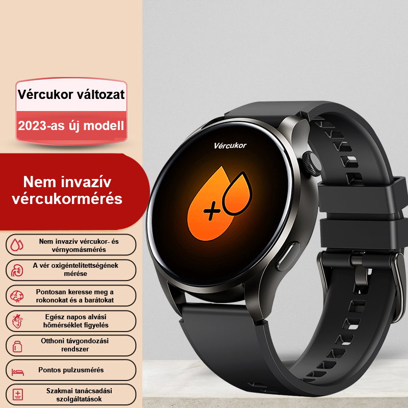 Siemens nagy pontosságú, nem invazív vércukormérő lézerterápiás óra