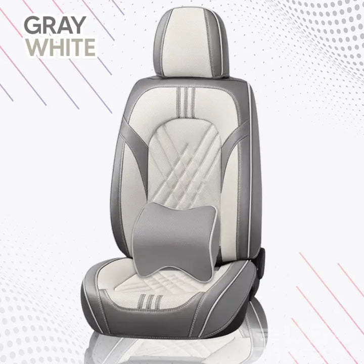 Alexcar Azza 2023 Teljes szett lélegző és vízálló univerzális bőr autóhuzat személygépkocsikhoz, SUV-khoz