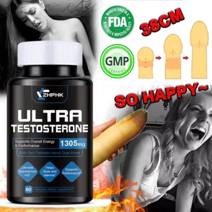 Pilulky na zvýšení mužské potence pro muže, Hard Rock Stamina, zvyšují testosteron, zvyšují výdrž a zvyšují libido