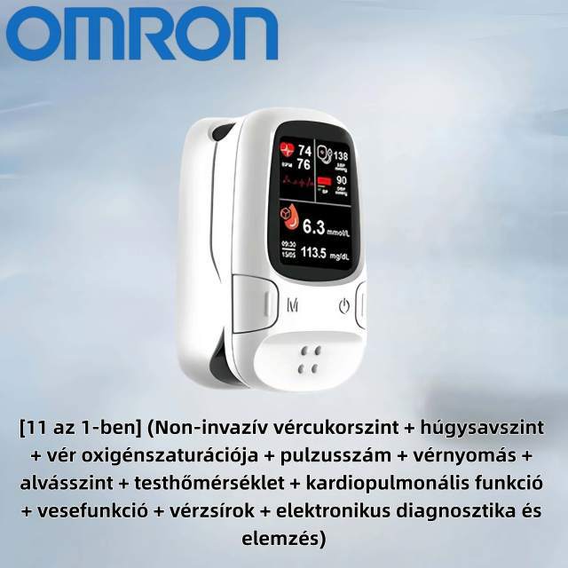 Omron™ bemutatja az újonnan piacra dobott non-invazív okos vércukormérőt 🔥Készült az USA-ban🔥