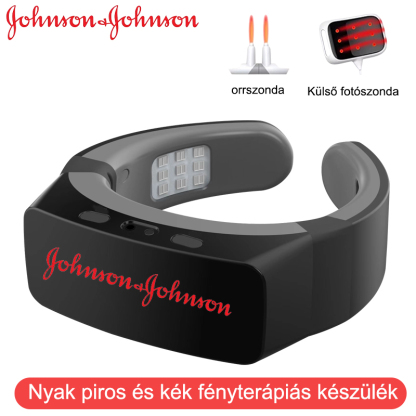 Johnson & Johnson piros és kék fényű kardiovaszkuláris és cerebrovascularis nyakterápiás készülék