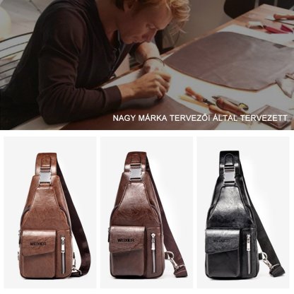 Alkalmi férfi egyetlen váll Messenger táska