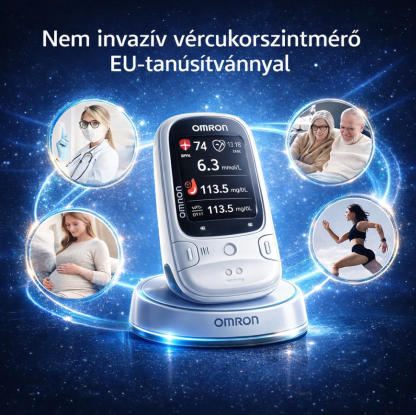 2026 Omron™ bemutatja az újonnan piacra dobott non-invazív okos vércukormérőt 🔥