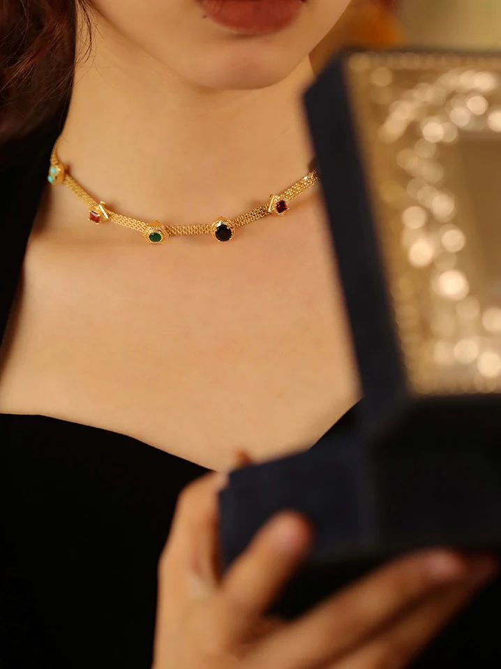 💖📿50% sleva 🎁💞 Sada náhrdelníků Tilda | Pozlaceno 24karátovým zlatem