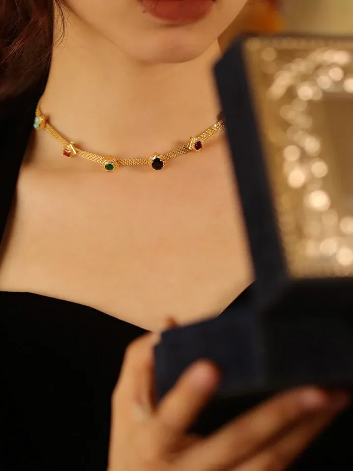 💖📿50% sleva 🎁💞 Sada náhrdelníků Tilda | Pozlaceno 24karátovým zlatem