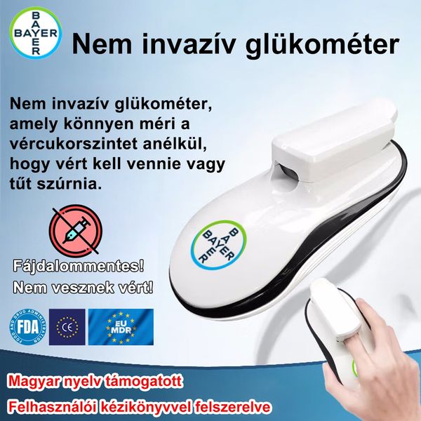 Új, nagy pontosságú, nem invazív vércukormérő Bayer 2024