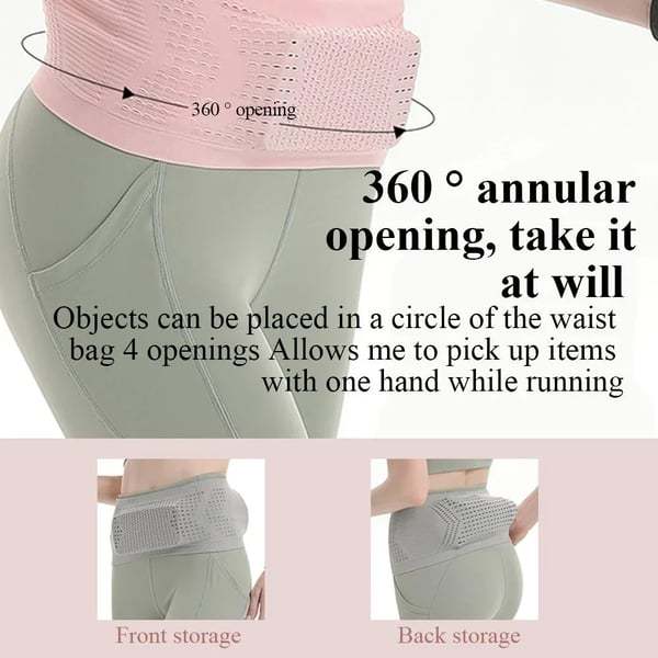 Többfunkciós kötött, lélegző, rejtett deréktáska