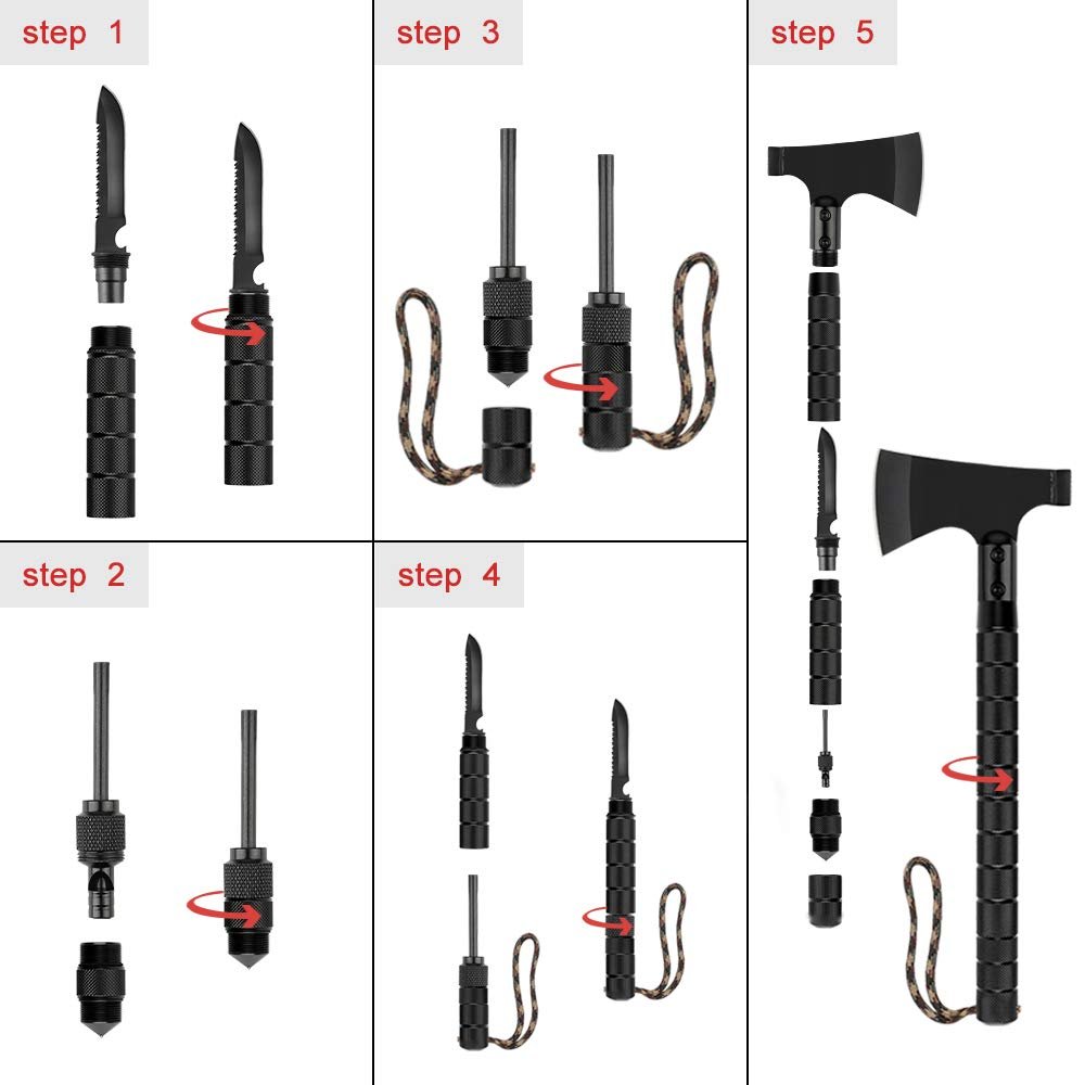 2023 Wilderness Survival, hordozható többfunkciós fejsze