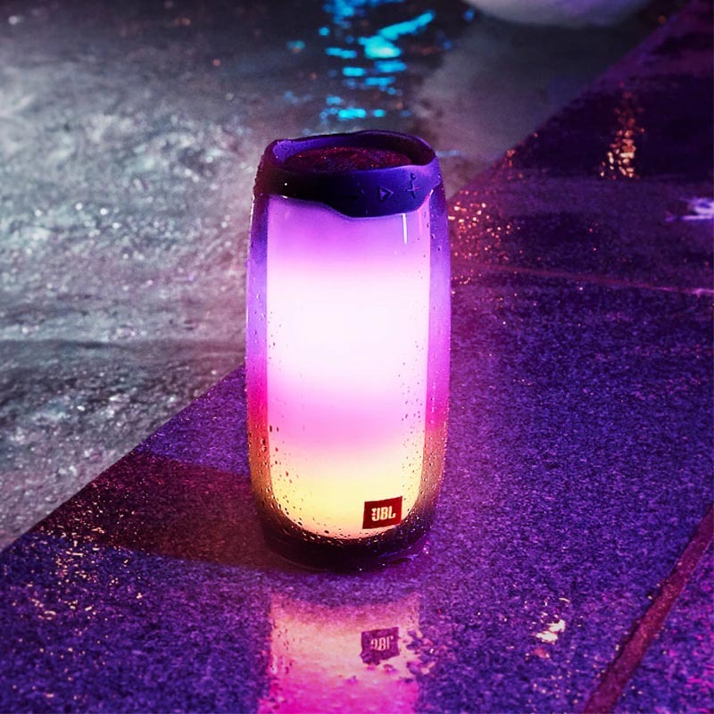 JBL Pulse 4 - Vízálló hordozható Bluetooth hangszóró fényshow-val