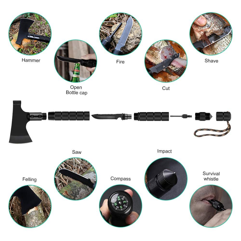 2023 Wilderness Survival, hordozható többfunkciós fejsze