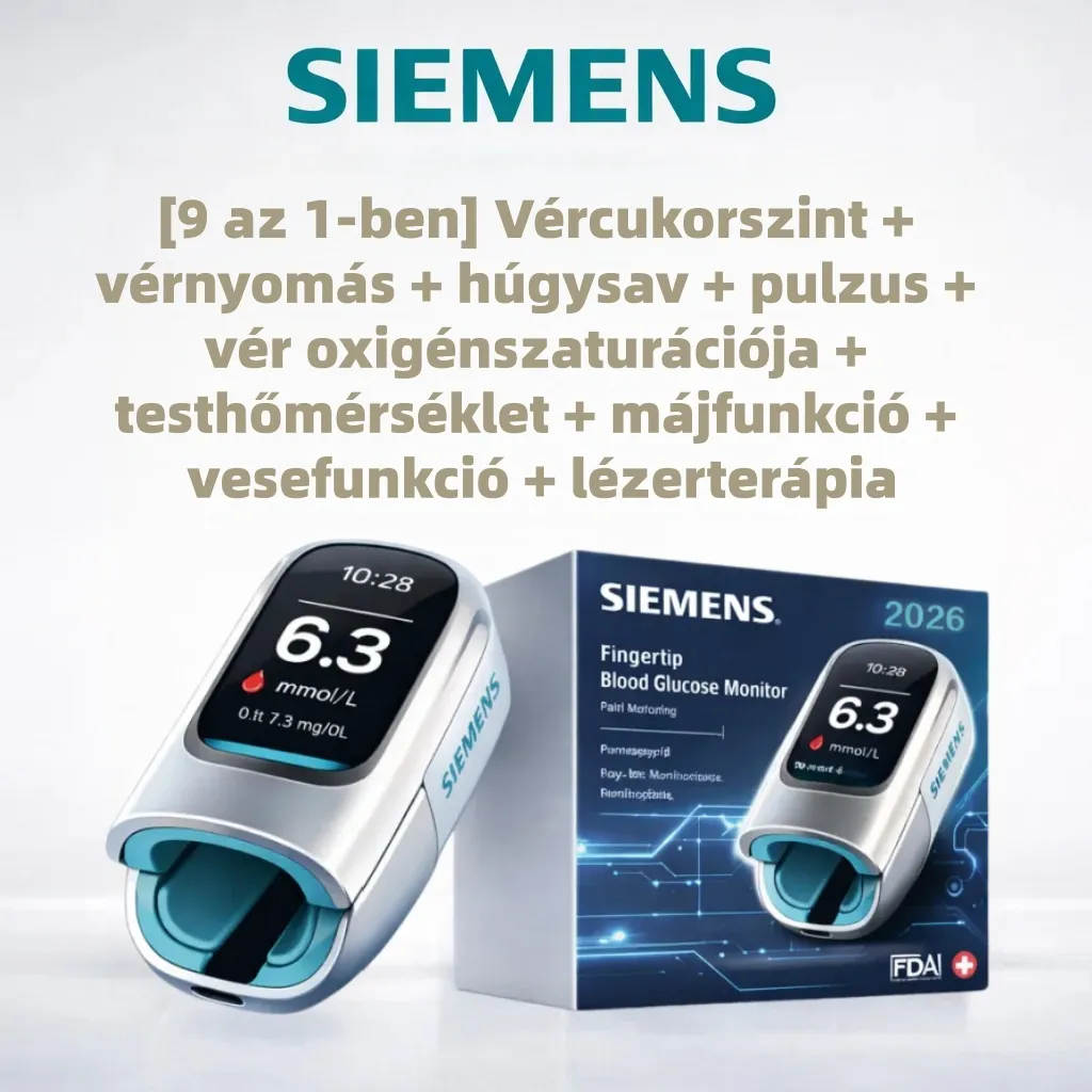 Siemens™ új, nem invazív, intelligens vércukormérő 💉 Fájdalommentes vércukorszintmérés 3 másodperc alatt 🔥