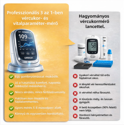 2026 Omron™ bemutatja az újonnan piacra dobott non-invazív okos vércukormérőt 🔥