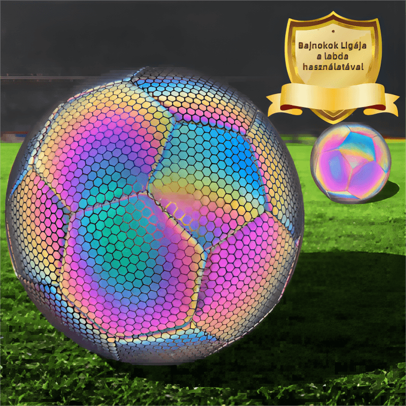 Fényvisszaverő színes labdarúgó sport focilabda labdák