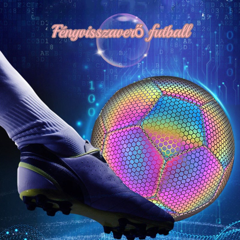 Fényvisszaverő színes labdarúgó sport focilabda labdák