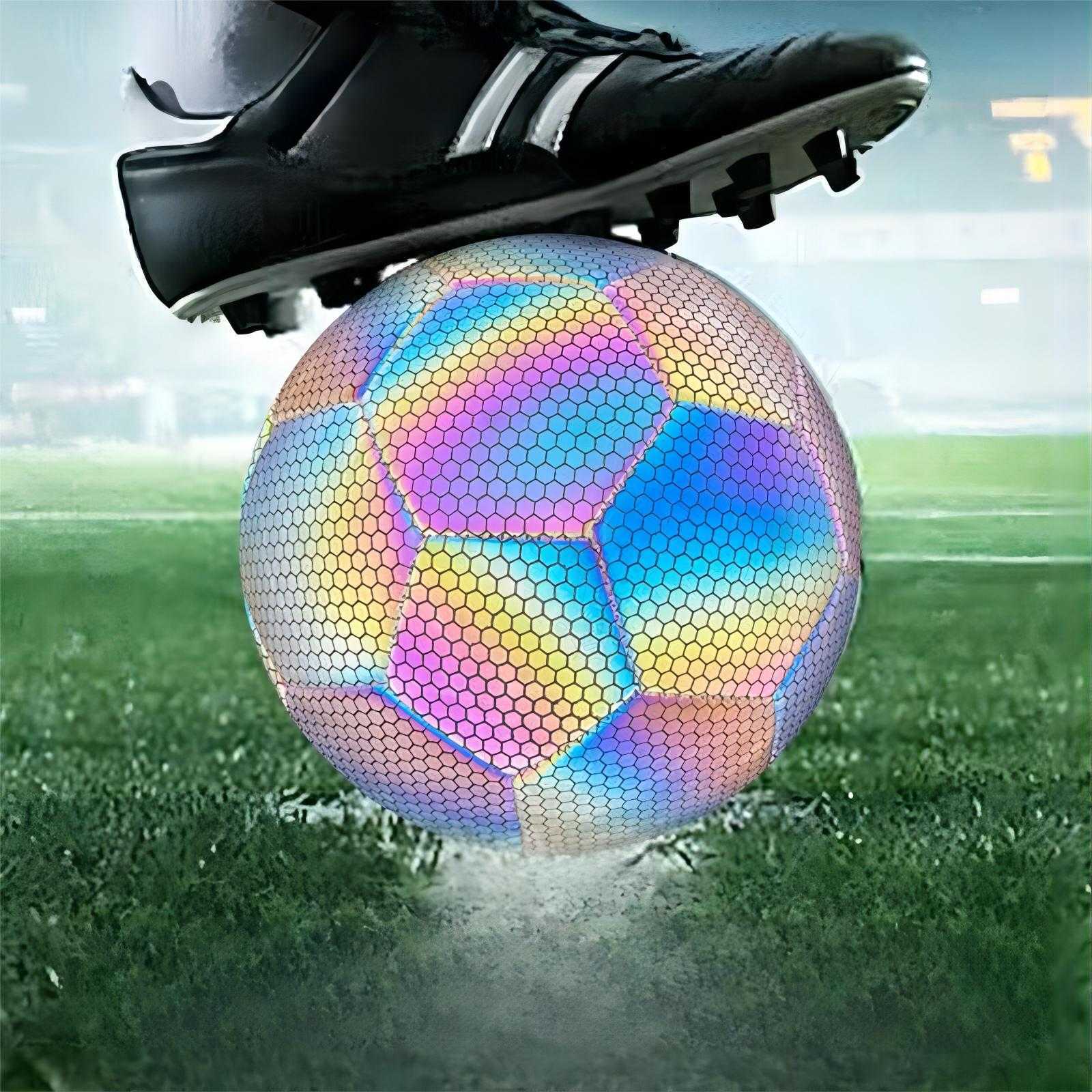 Fényvisszaverő színes labdarúgó sport focilabda labdák