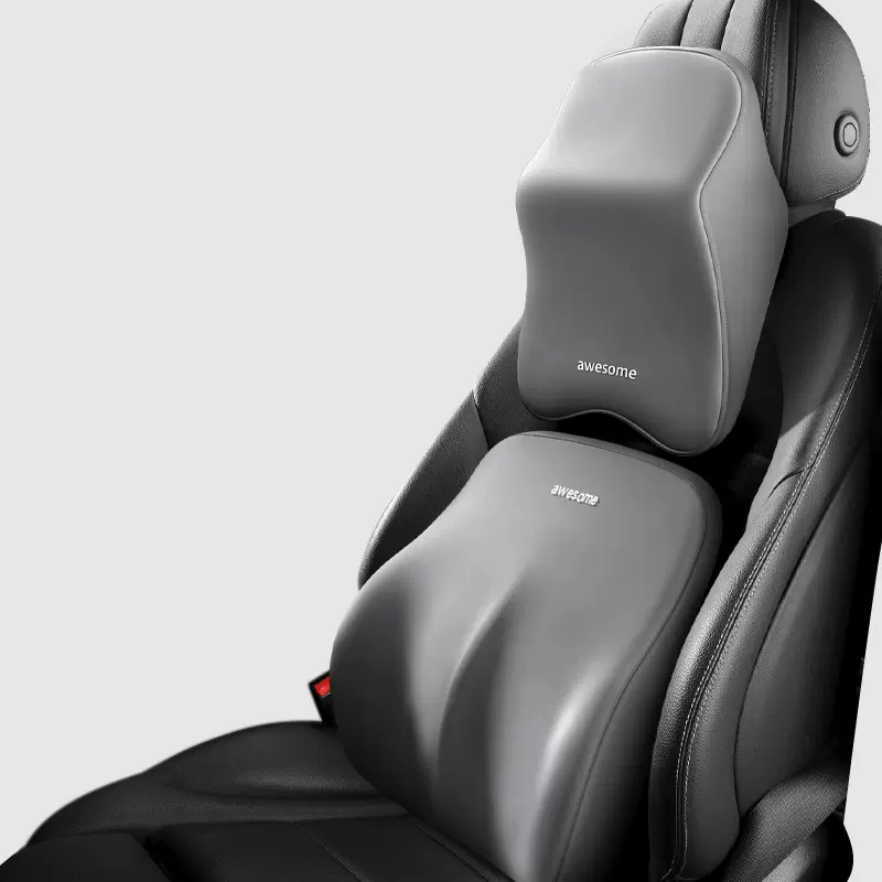 Autó memória fejtámla ágyéktámasz készlet