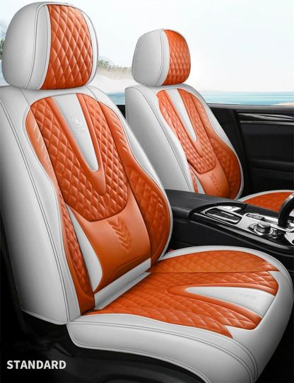 🚗Universal Car Seat Covers pentru 95% Sedan SUV Durabil din piele artificială perna scaunului include față și spate Cover Multi Culori