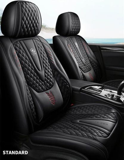 🚗Universal Car Seat Covers pentru 95% Sedan SUV Durabil din piele artificială perna scaunului include față și spate Cover Multi Culori