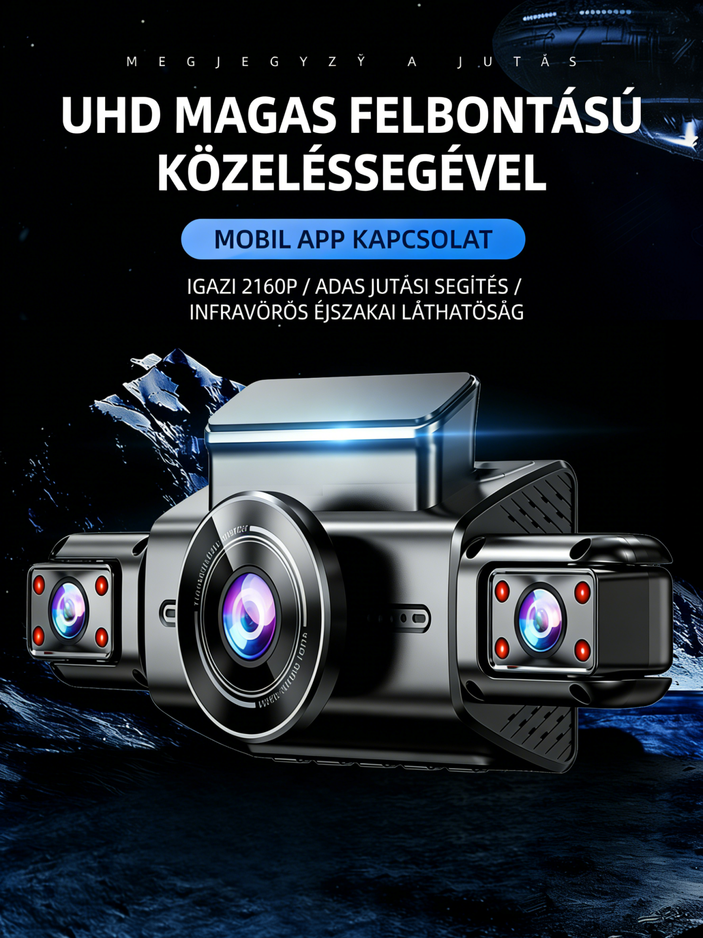 Garmin 2026 Négykamerás Panoráma Autós Kamerarendszer — Maximális Védelem és Okos Vezetés, Minden Egyes Úton