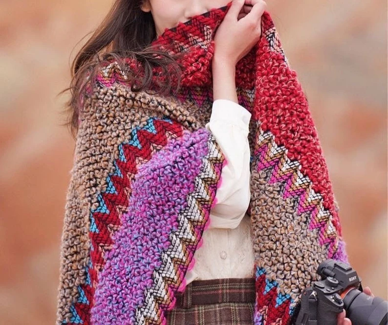 🔥 60% kedvezménnyel női kötött kardigán - horgolt ruana minta - Ruana kötés női