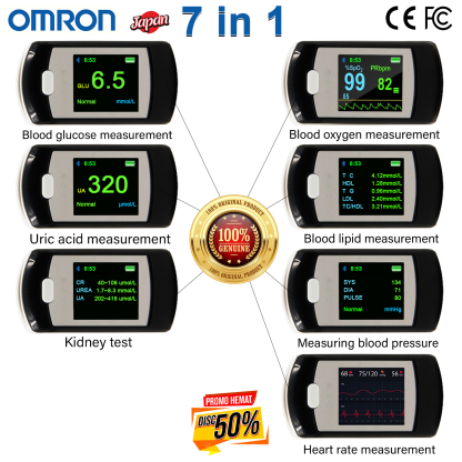 (Karácsonyi Különleges) Orvosi fokozatú, többfunkciós, non-invazív vércukormérő