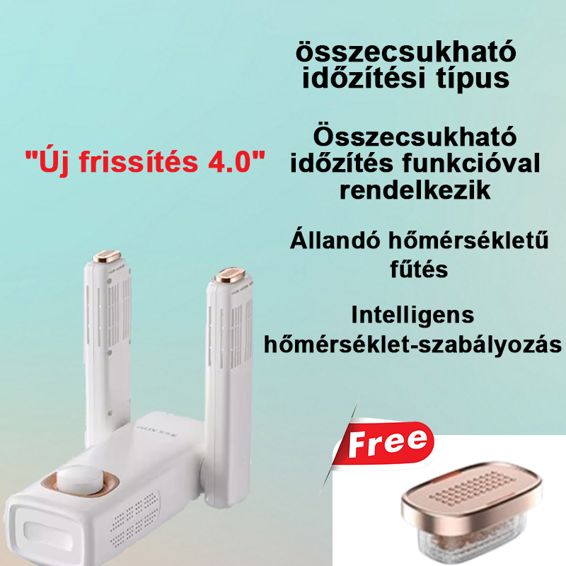 Cipőszárító gép holt foltok nélkül, a láb egészségére tervezve