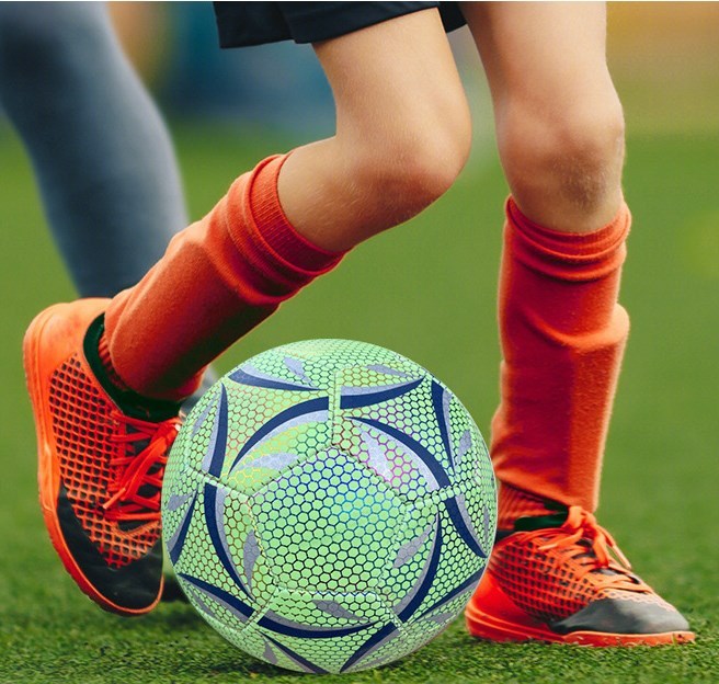 Fényvisszaverő színes labdarúgó sport focilabda labdák