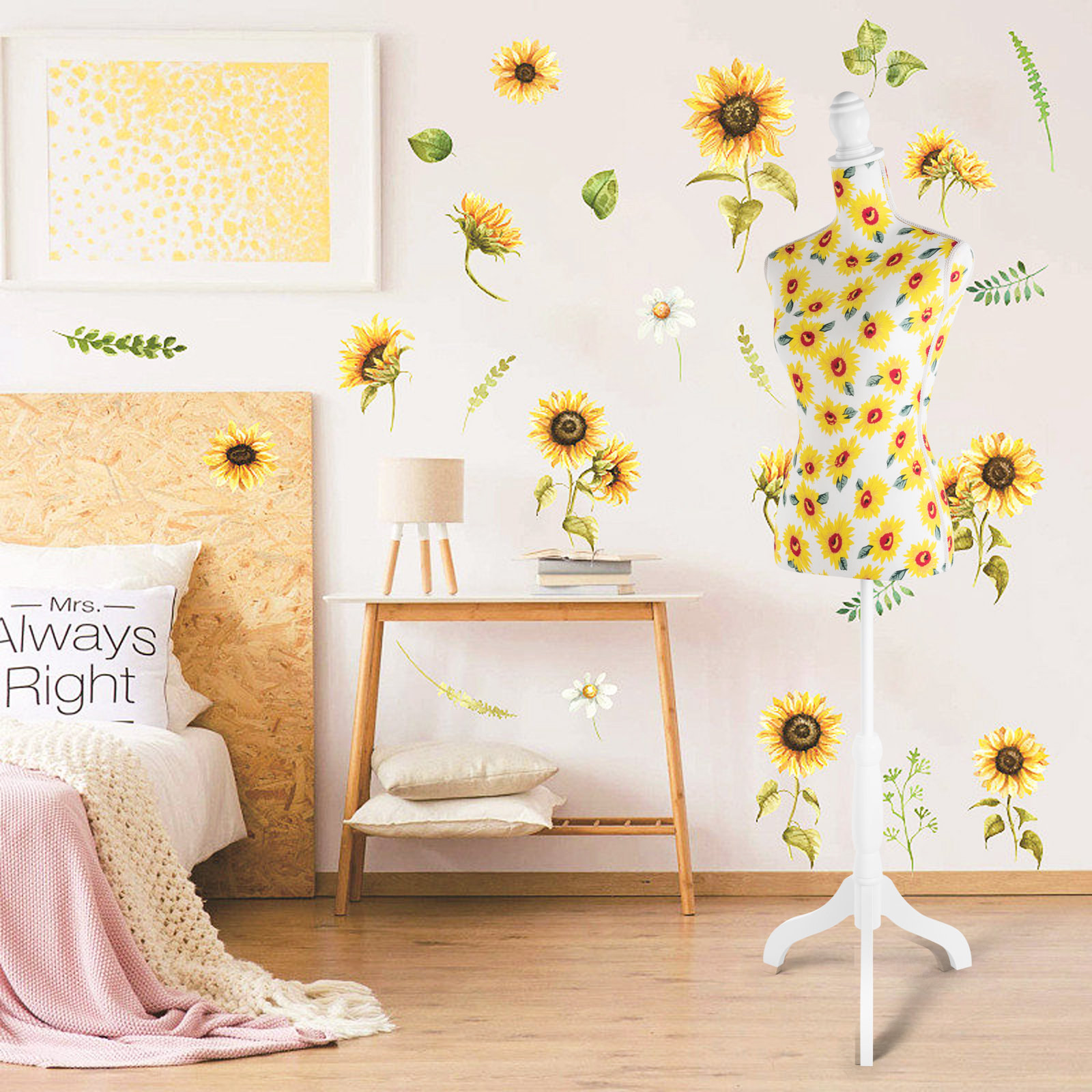 Female Dress Form Mannequin Torso Adjustable Height Mannequin Body with Tripod Stand for Clothing Dress Jewelry Display, Black