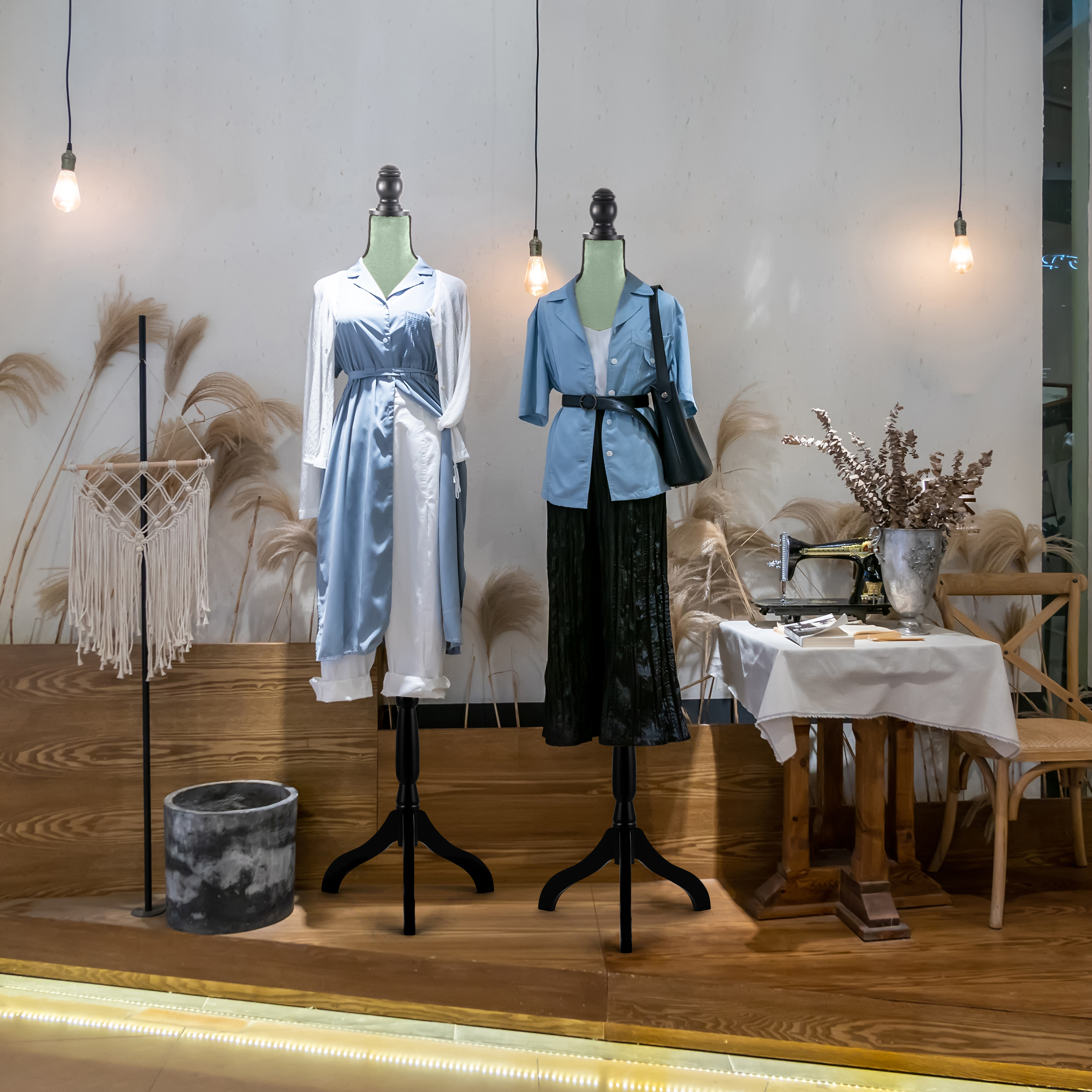 Female Dress Form Mannequin Torso Adjustable Height Mannequin Body with Tripod Stand for Clothing Dress Jewelry Display