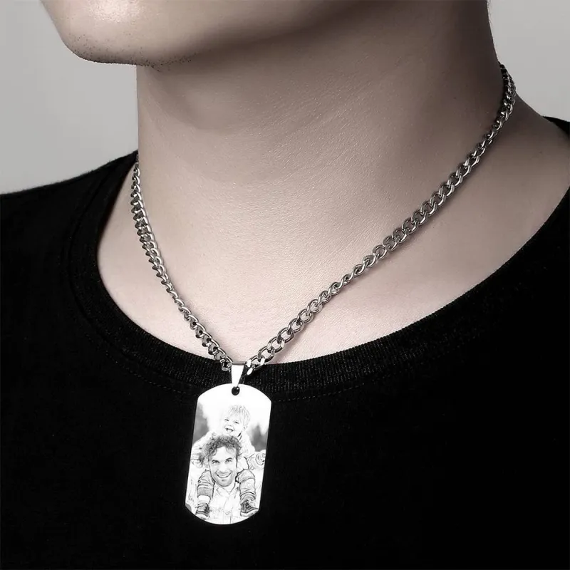 Colier Gravat Colier Foto Personalizat