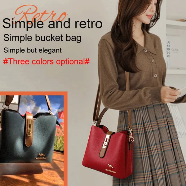 👜Simple Bucket Bag Ladies Handbag🔥🛒
